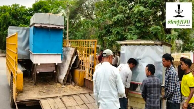 गरीबों के ठेले हटे, भू-माफियाओं पर मेहरबानी? कोर्ट के सामने सरकारी जमीन पर अवैध प्लाटिंग, 8 महीने बाद भी कार्रवाई नहीं